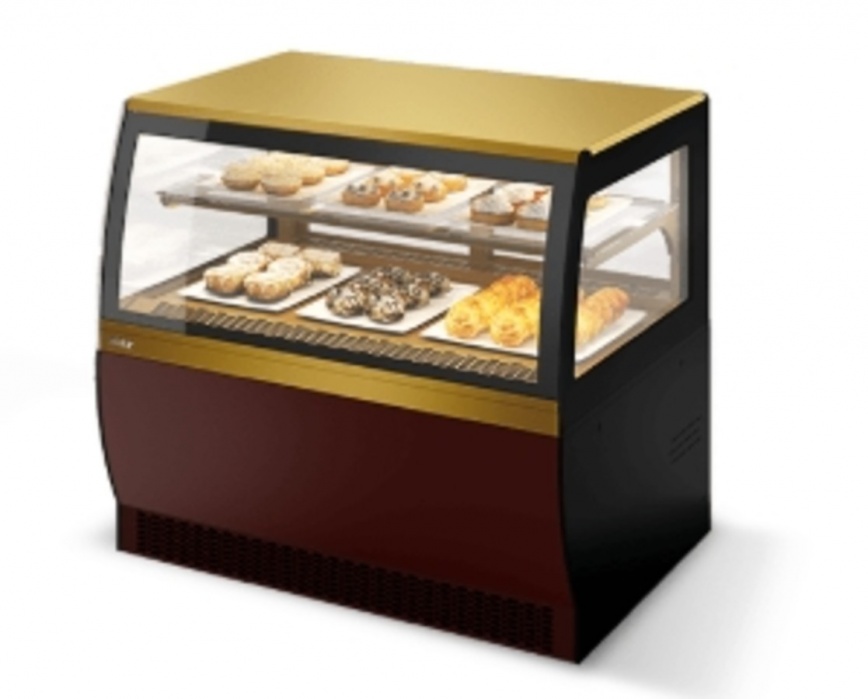 Витрина кондитерская Chilz Vete 90 C, Шоколад/Золотой глянец