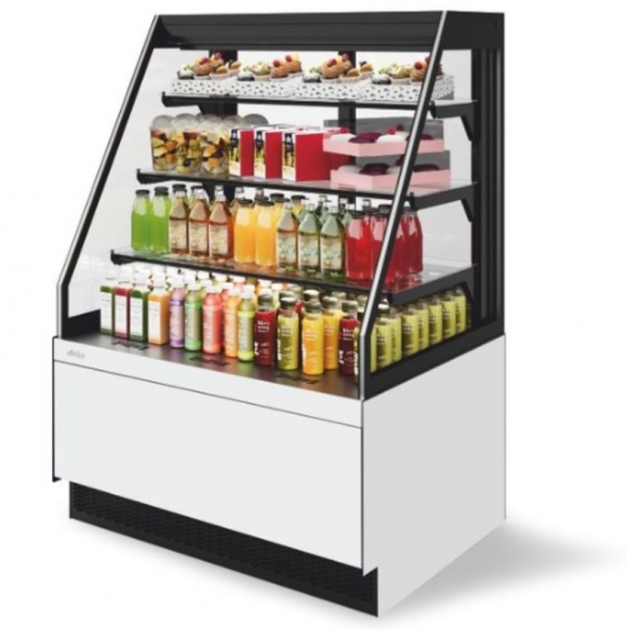 Витрина кондитерская Chilz Vete II kub OFT 130, Белый глянец