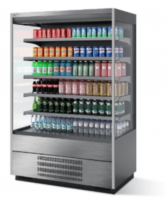 Горка холодильная Chilz Berg 190, Шлифованная нержавейка