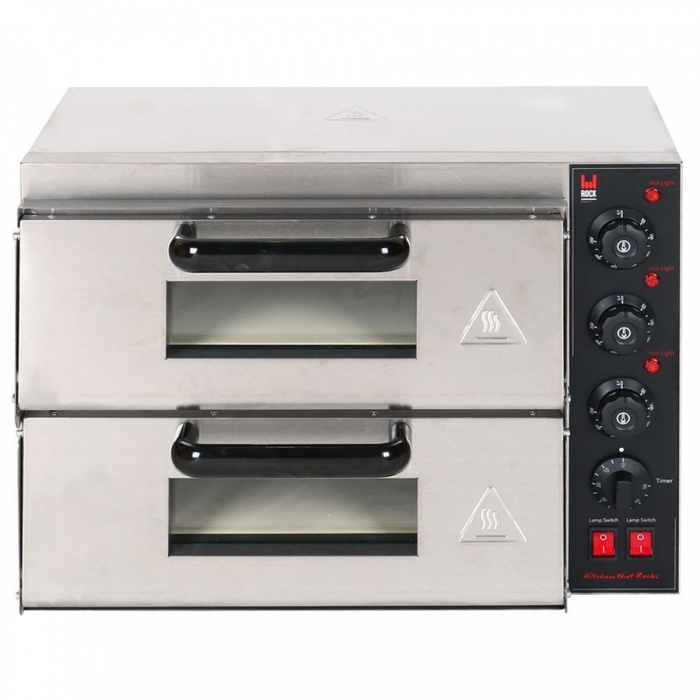 Печь для пиццы Rock Kitchen RK-PO2ST-CST