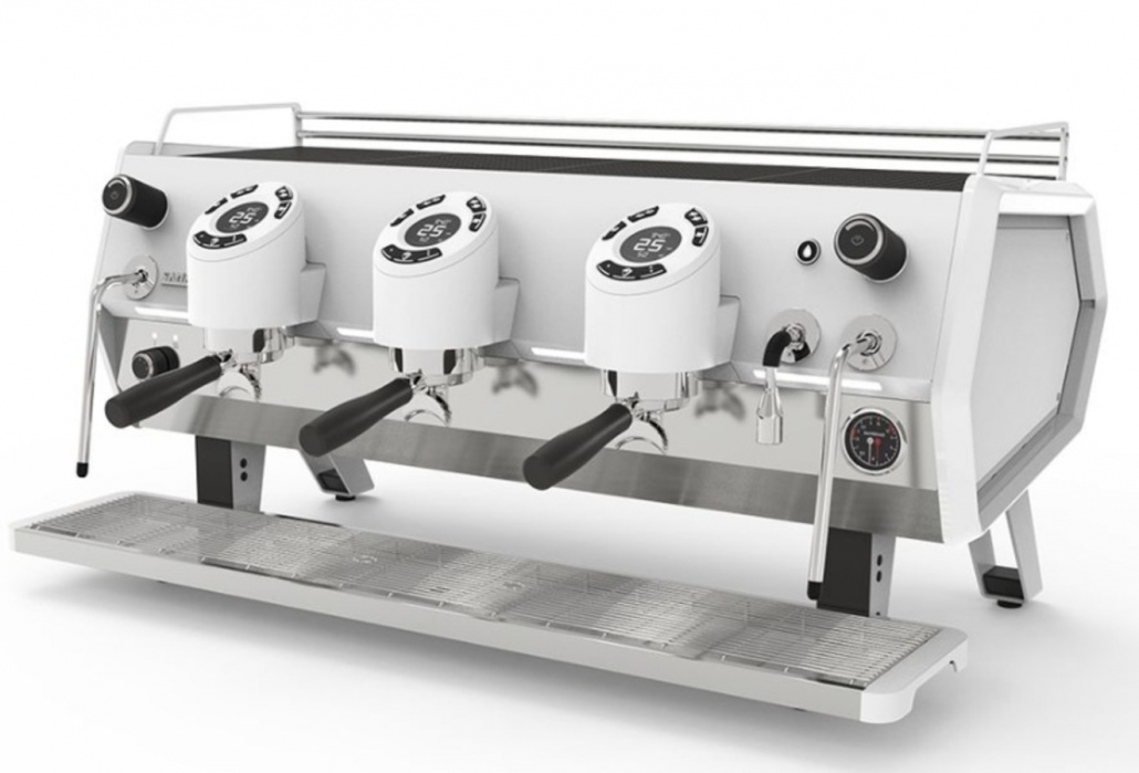 Кофемашина Sanremo D8 3 высокие гр.Total White, Подсветка+Cold Touch