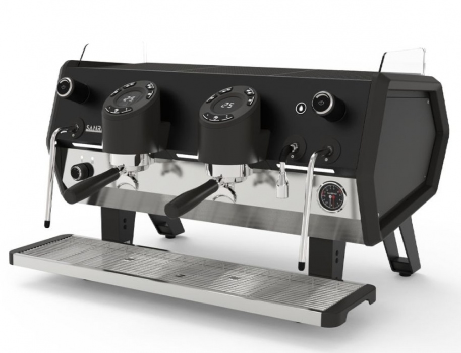 Кофемашина Sanremo D8 3 высокие гр.Total Black, Подсветка +Cold Touch