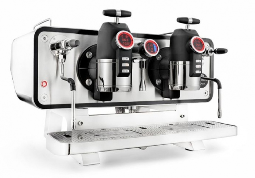 Кофемашина Sanremo Opera 2 высокие гр. стальная-белая - внешняя помпа