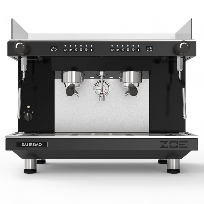 Кофемашина Sanremo Zoe Competition SED (автомат) 2 высокие гр. черная