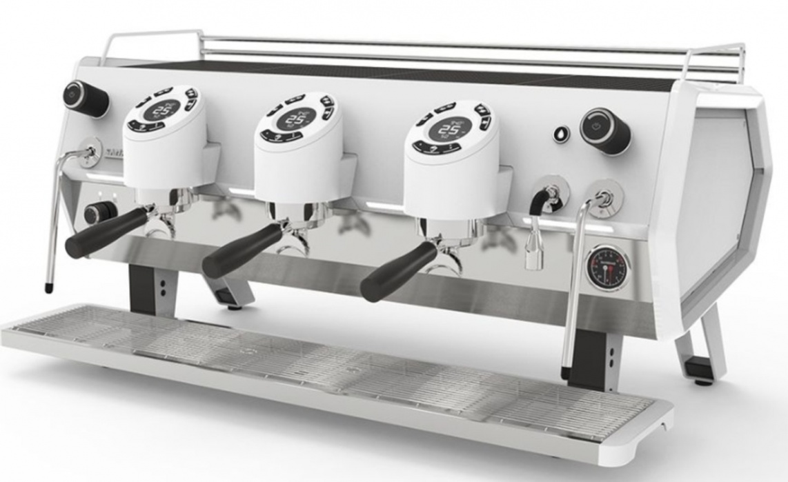 Кофемашина Sanremo D8 PRO 3 выс. гр,Total White,Подсветка+Cold Touch