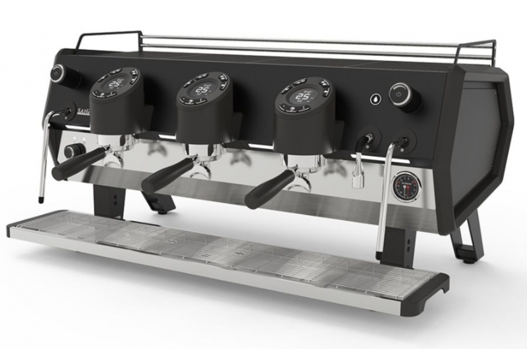 Кофемашина Sanremo D8 PRO 3выс. гр,Total Black,Подсветка+Cold Touch