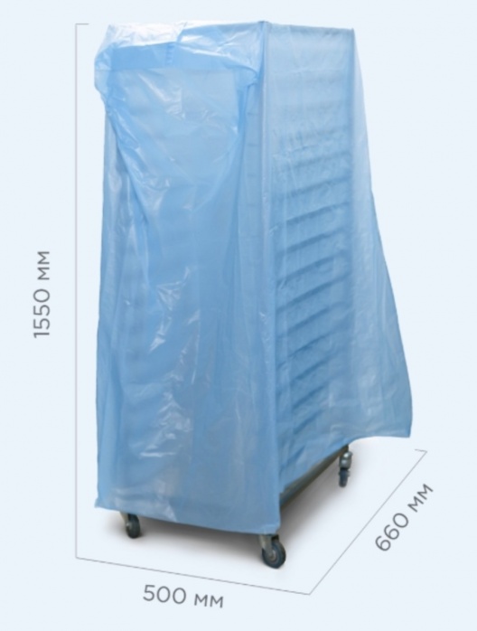 Покрытие для тележки-шпильки Haccper Keepsa 121550-21, 660х500х1550мм, 40шт