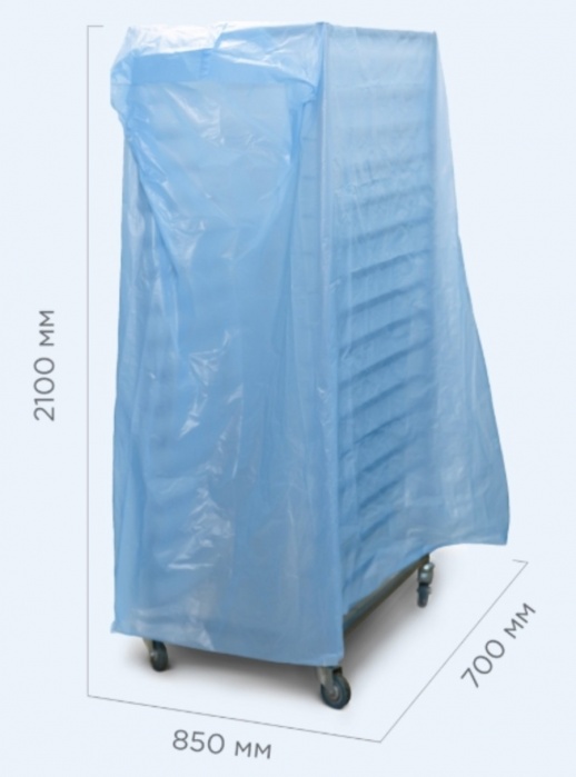 Покрытие для тележки-шпильки Haccper Keepsa 122100-15 ПФ, 850х700х2100мм, 40шт