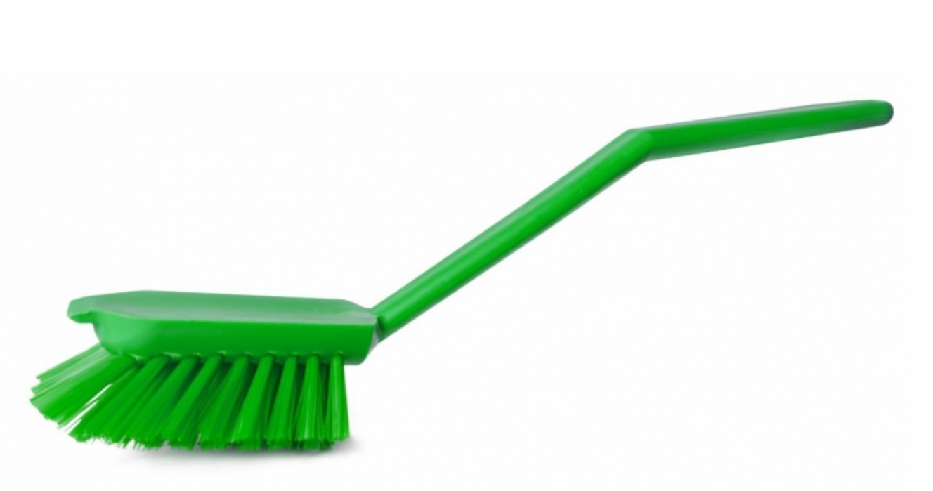 Щетка ручная Haccper 864011G, с короткой ручкой для мытья посуды, 290мм