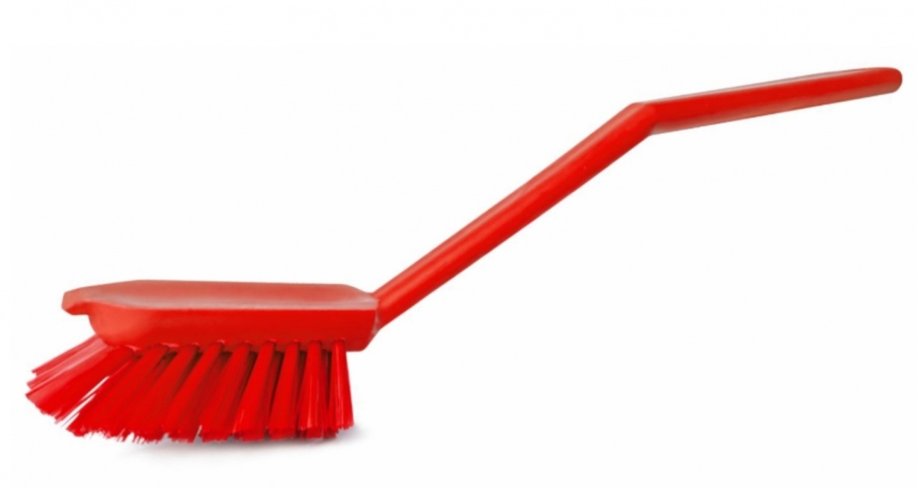 Щетка ручная Haccper 864011R, с короткой ручкой для мытья посуды, 290мм