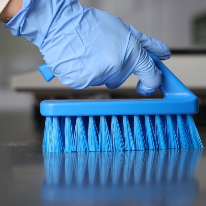 Щетка ручная Haccper 864311B, утюжок для мытья/оттирки, 152мм