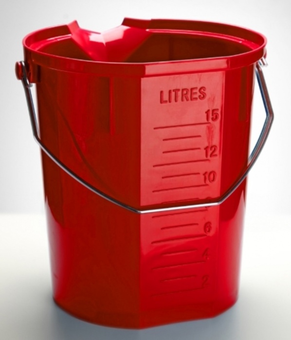 Ведро пищевое Haccper 568631R, 15л