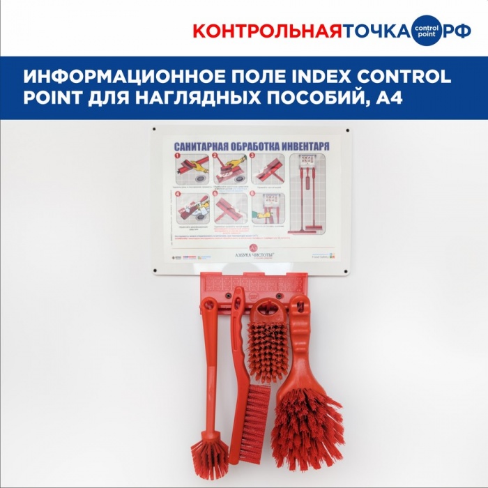 Подложка настенная для наглядных пособий Control Point Index A4