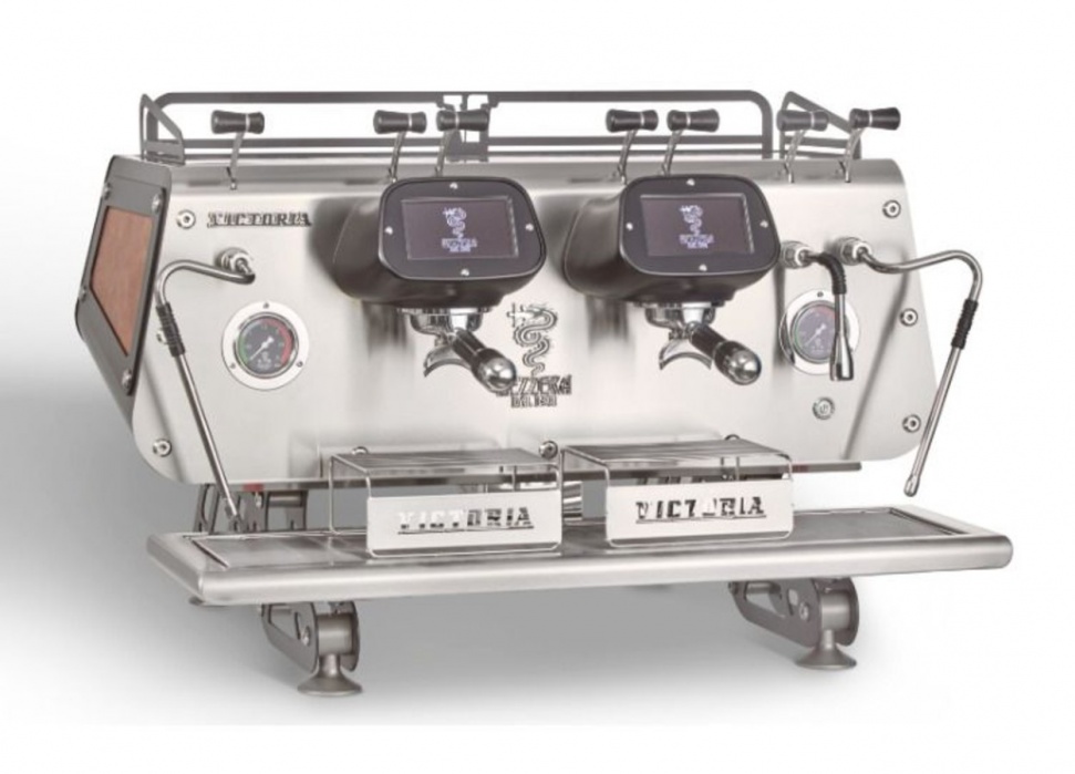 Кофемашина Bezzera Victoria PID 2гр., черная и кожа