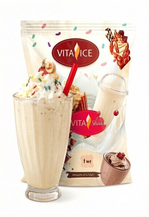 Сухая смесь для молочных коктейлей Vita Ice 511218, Vita Shake, Сливочная