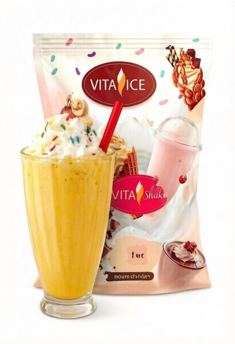 Сухая смесь для молочных коктейлей Vita Ice 511238, Vita Shake, Тутти-Фрутти