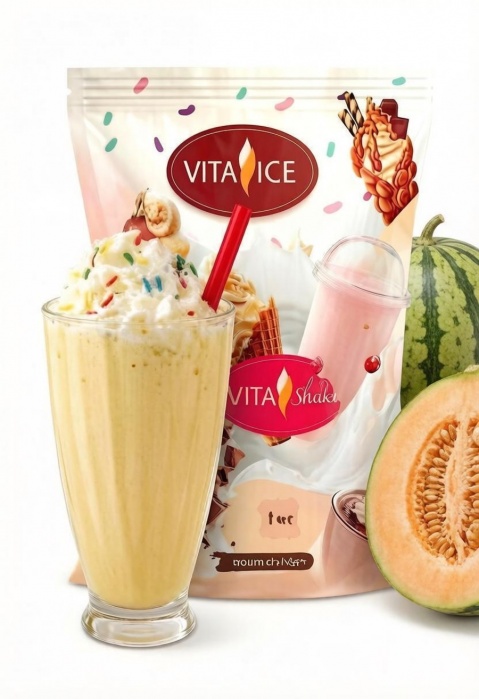Сухая смесь для молочных коктейлей Vita Ice 511198, Vita Shake, Дыня